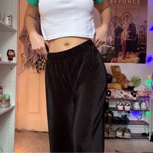 Dressy Flowy Black Pants